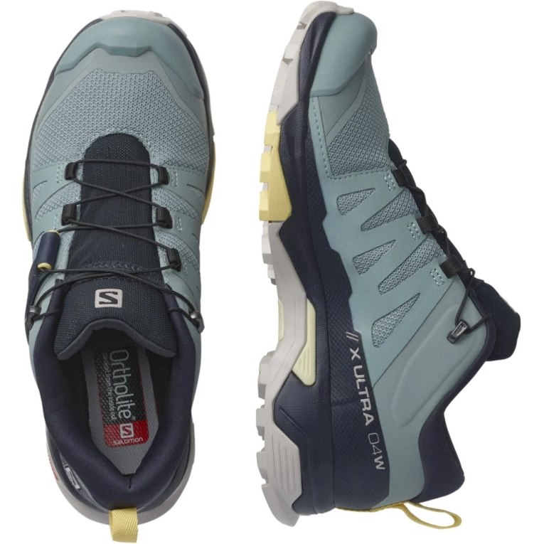 Salomon X Ultra 4 Women's Hiking Shoes Black / Turquoise | CA 43D92